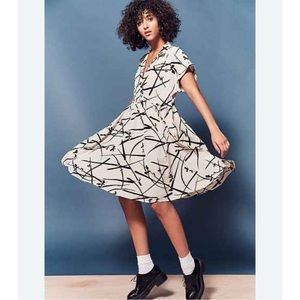 Cooperative x Urban Outfitters Printed Babydoll Dress